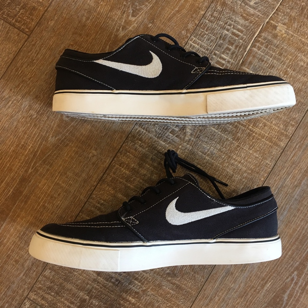 Nike Zoom Air Stefan Janoski Black Sneakers Sz 11 - Picture 4 of 8